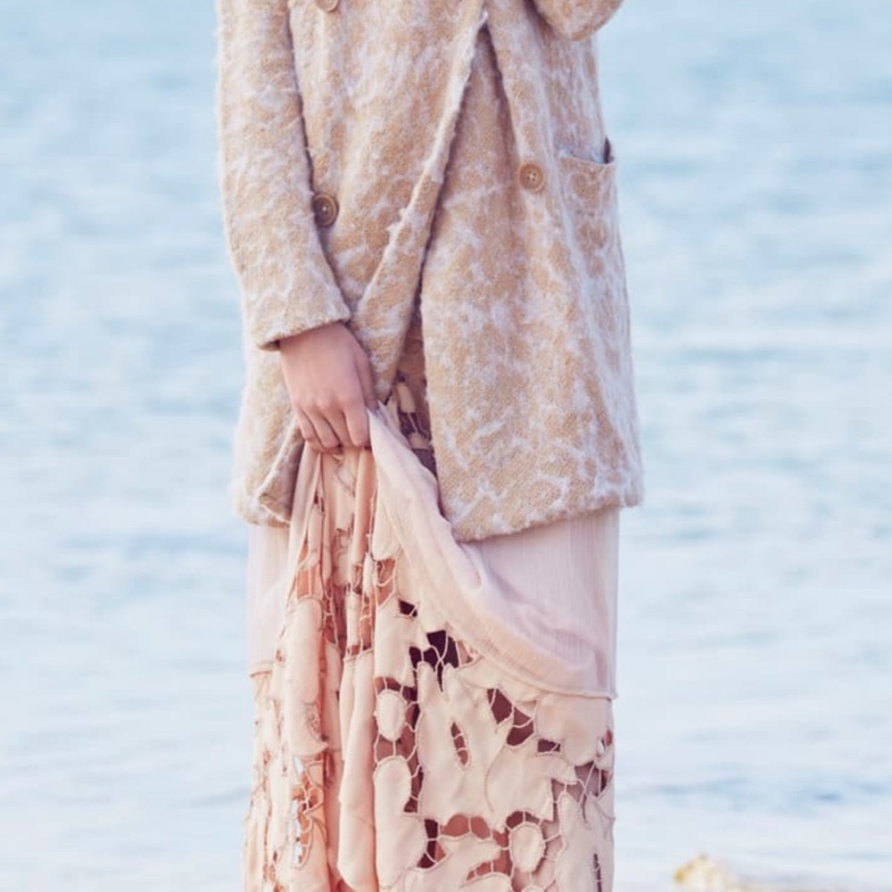 Free People Magical Lace Maxi Skirt